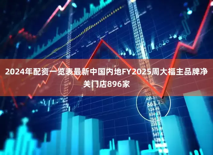 2024年配资一览表最新中国内地FY2025周大福主品牌净关门店896家